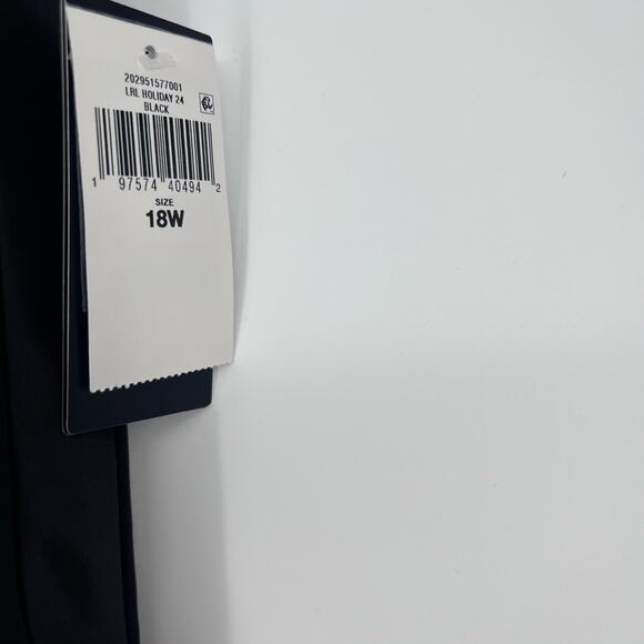 Ralph Lauren Satin Trim Double Faced Crepe Pant Womens Sz 18W - Picture 6 of 9